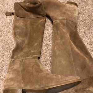 Zara Brown Suede Boots